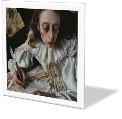 Image of Living Dead Woman - Quoz in Mudlark Poster No. 211 (2024)